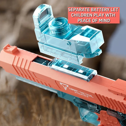 Unleash Epic Water Battles with the Automatic Desert Eagle Electric Water Gun - Flashing Lights & Long-Range Fun!
